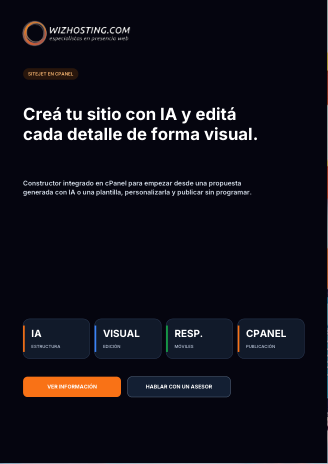 Vista previa de Constructor Web con IA